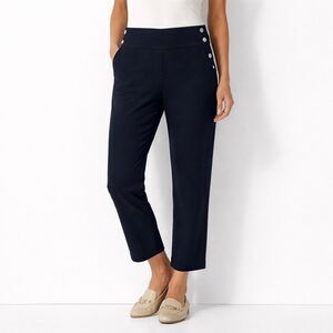 Lauren Ralph Lauren Pants Size 10 Black Stretch NWOT